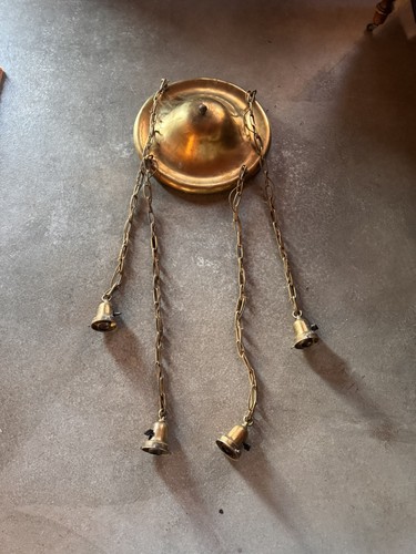 Antique brass pan - ,