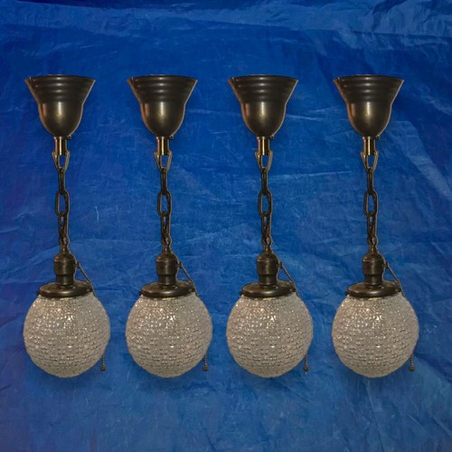 Four brass pendant light - pendant,